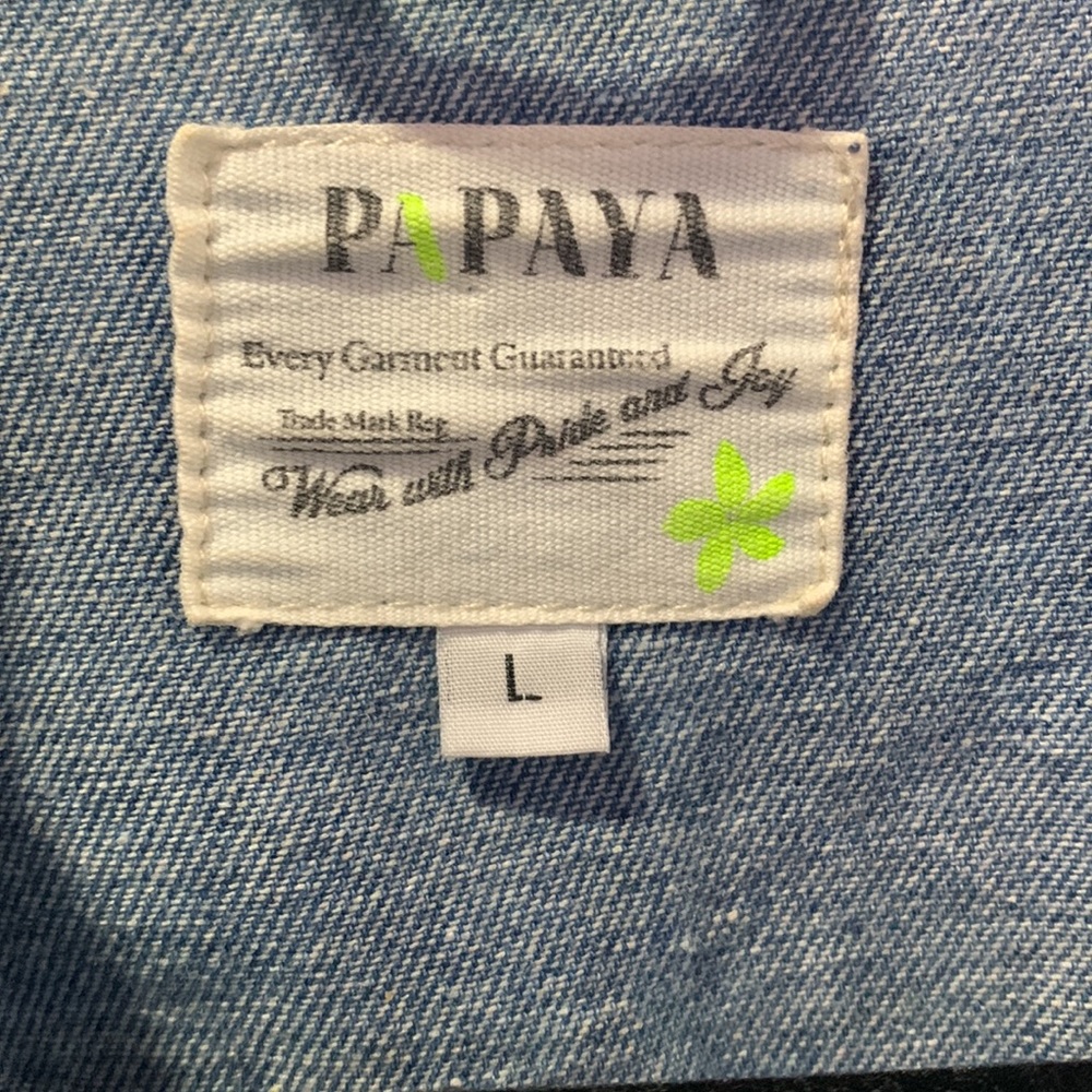 Light Washed Ripped Denim Jacket - Picture 2 of 6